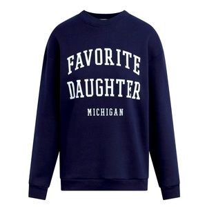 NWT Favorite Daughter Collegiate Sweatshirt Michigan. Go Blue!